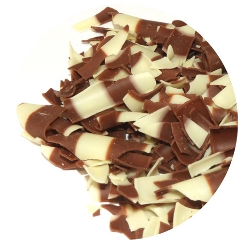 Posypka czekoladowa 31% dekoracja tort monoporcje czekolada rolsy mix 30g